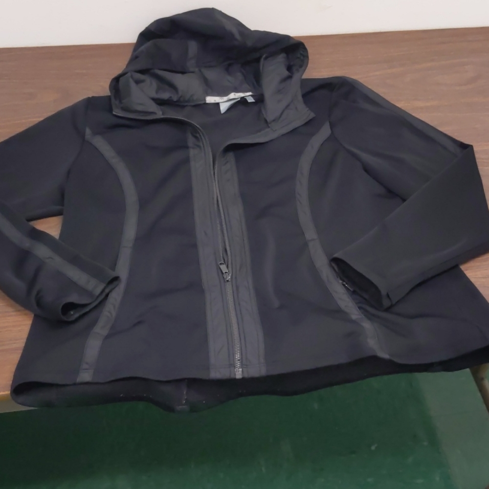 Athleta 2x zipper hoodie fleece lined